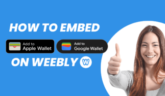 How to embed Google Wallet or Apple Wallet button on Weebly