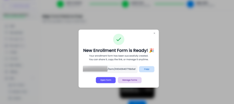 Step 5 manage form