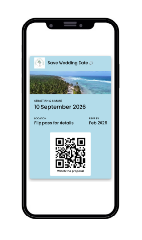 wedding invitation pass template