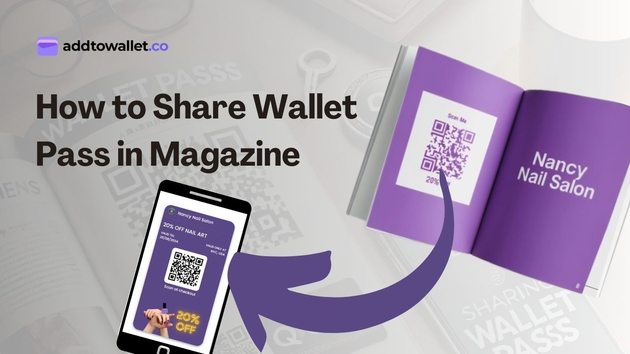 how to share wallet pass on magazines