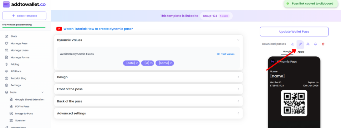 Pass Gen Script Step 2