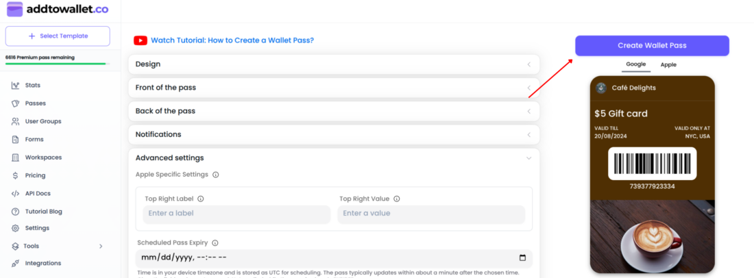 How to Secure Wallet Passes with Access Code Protection 2