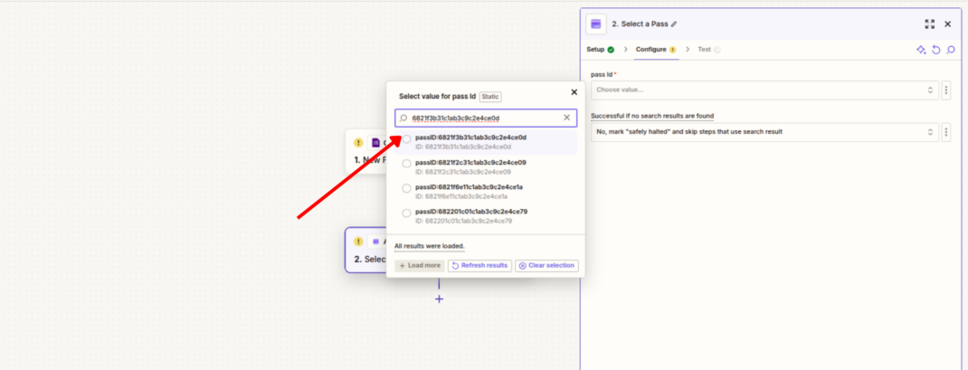 google form to pass link email zapier 3