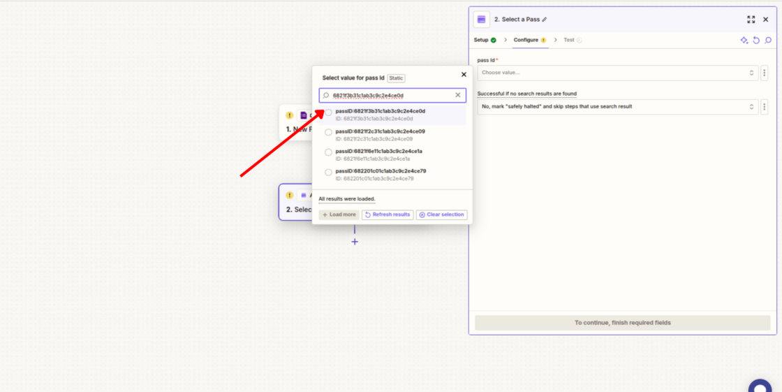 google form to pass link email zapier 3