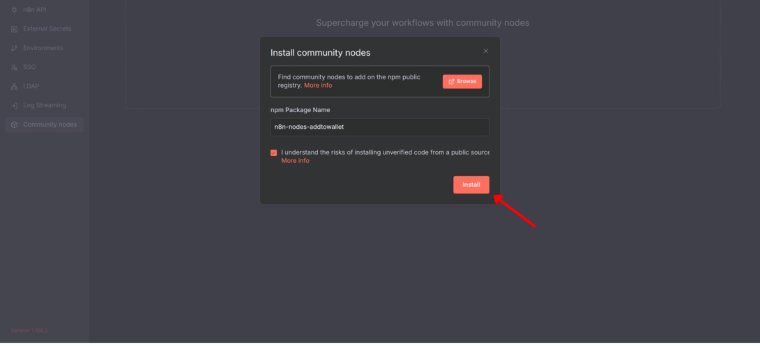 N8N AddToWallet step 3