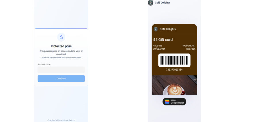 How to Secure Wallet Passes with Access Code Protection 3