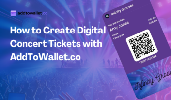 how to create digital concert ticket using addtowallet.co