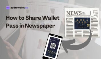 how to share apple and google wallet pass in newspaper